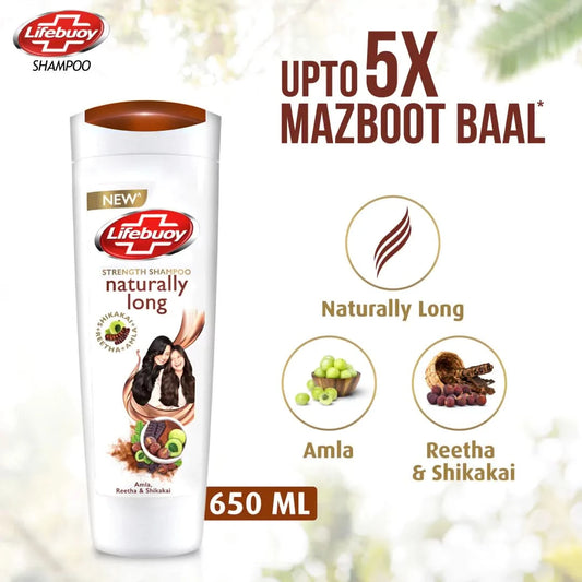 LIFEBUOY NATURALLY LONG SHAMPOO 650ML