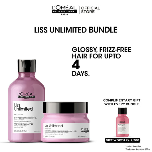 Liss Unlimited Bundle + FREE Pro Longer Shampoo 100ml