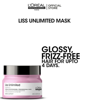 L'Oreal Professionnel Serie Expert Liss Unlimited Mask 250 ML - For Frizzy & Unruly Hair