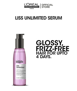 Loreal Professionnel Serie Expert Liss Unlimited Shine Perfecting Blow Dry Hair Oil 125 Ml