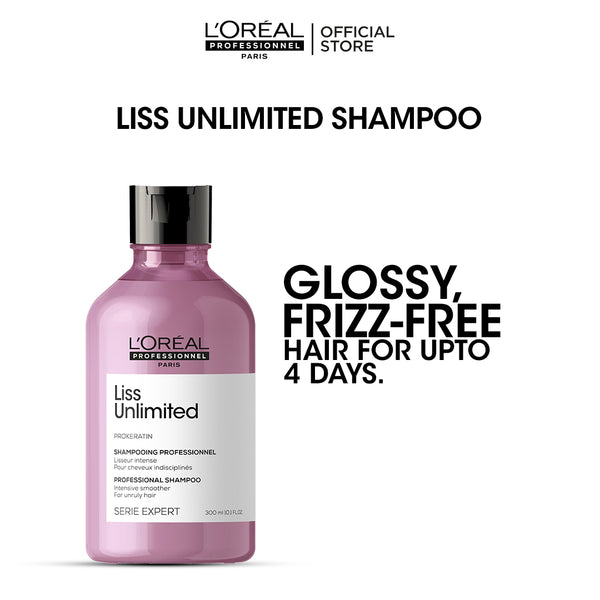 L'Oreal Professionnel Serie Expert Liss Unlimited Shampoo 300 ML - For Frizzy & Unruly Hair