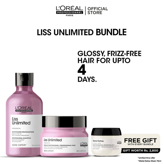 Liss Unlimited Bundle With Free Metal Detox Mask 75 ML