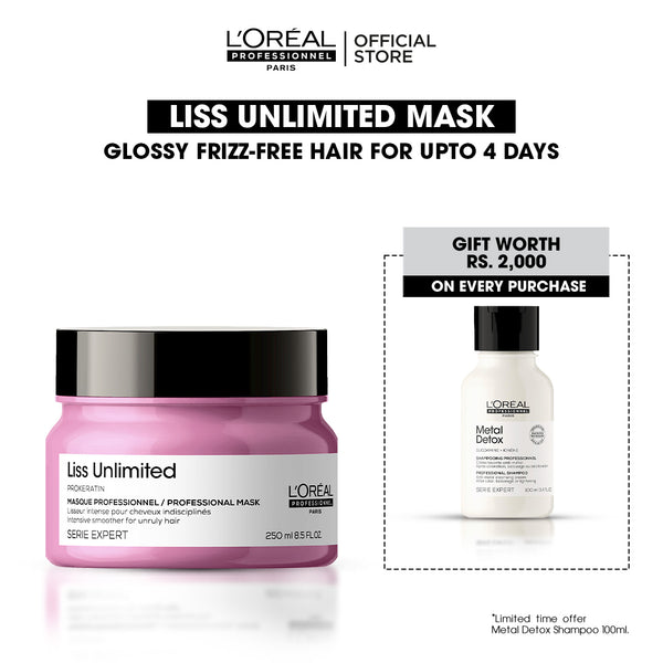 Buy Liss Unlimited Mask and Get FREE Metal Detox Shampoo Worth Rs. 2000