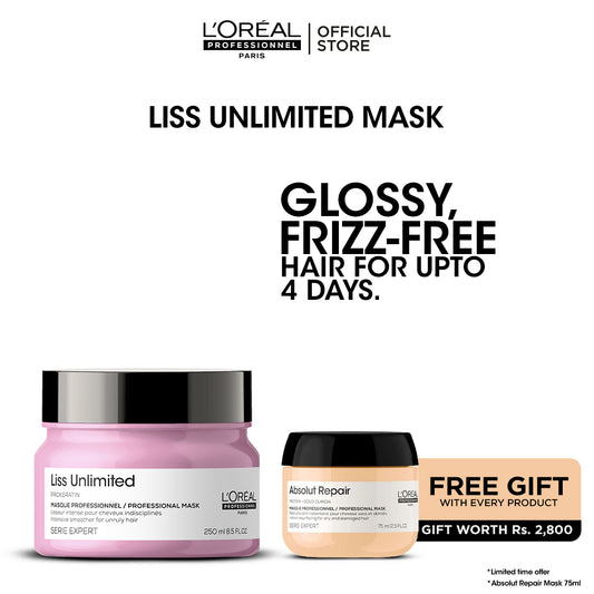 Buy Liss Unlimited Mask & Get Free Absolute Repair Mask 75 ml