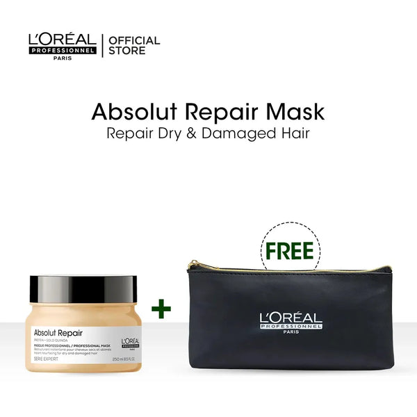 Absolute repair mask 250 ml + Free Branded Pouch