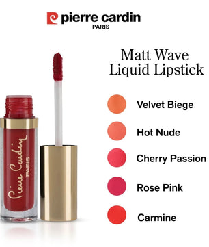 Matt Wave Liquid Lipstick €“ Ultra Long Lasting - Pierre Cardin Pakistan 