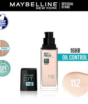 Maybelline new york fit me matte & poreless liquid foundation 30 ml