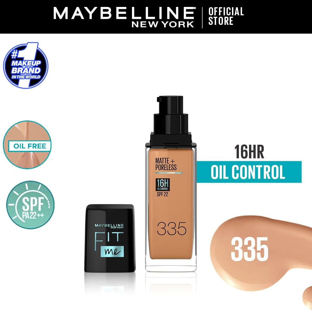 Maybelline new york fit me matte & poreless liquid foundation 30 ml