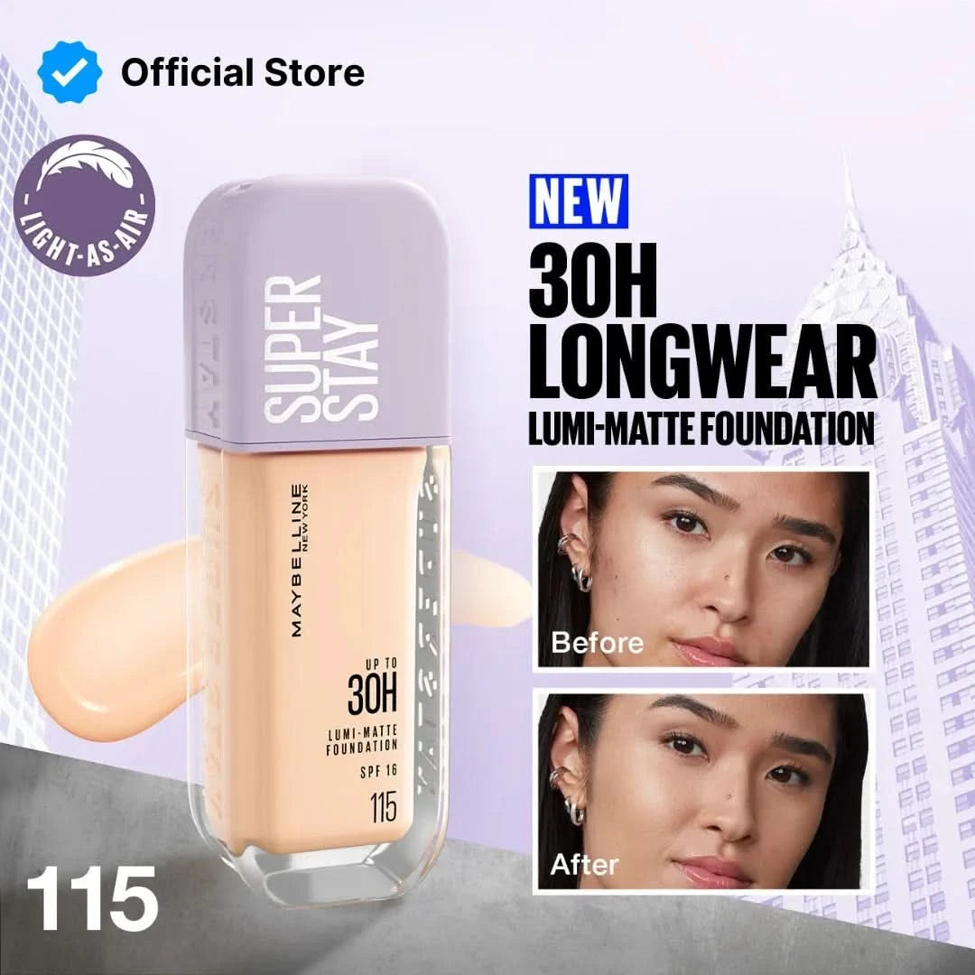 Maybelline Super Stay Up To 30H Lumi-Matte Foundation
