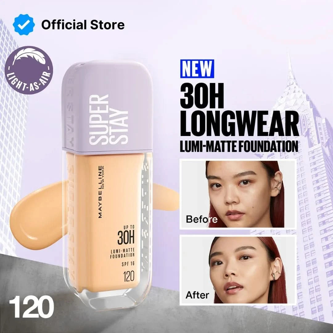Maybelline Super Stay Up To 30H Lumi-Matte Foundation