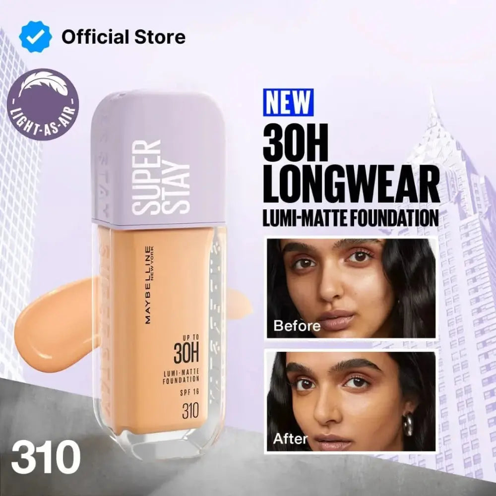 Maybelline Super Stay Up To 30H Lumi-Matte Foundation