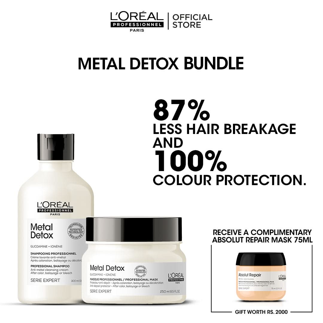 Metal Detox Bundle + Free Absolute Repair Mask 75ml
