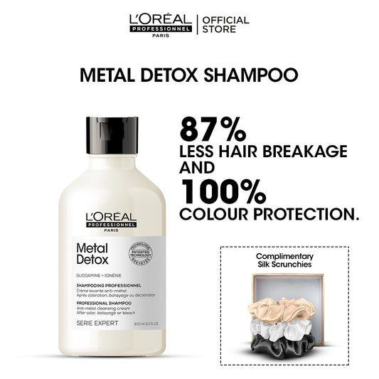 Metal Detox Shampoo + Free Silk Scrunchies
