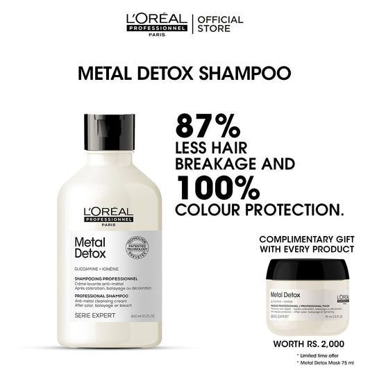 Buy Metal Detox Shampoo & Get Free Metal Detox Mask 75 ml