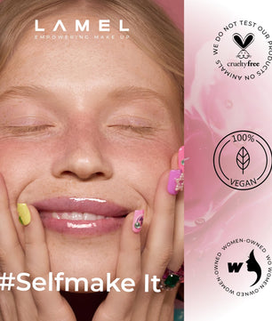 LAMEL Moisturizing Lip Oil LET'S GLAZE 404 Chocolate Cookies 4gm