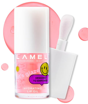 LAMEL Moisturizing Lip Oil LET'S GLAZE 401 Marshbellow 4gm