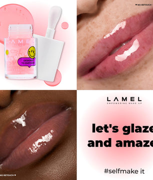 LAMEL Moisturizing Lip Oil LET'S GLAZE 401 Marshbellow 4gm