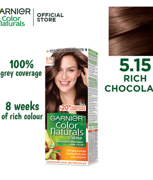 Garnier color naturals - 5.15 rich chocolate brown hair color