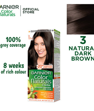 Garnier color naturals 3 dark brown hair color