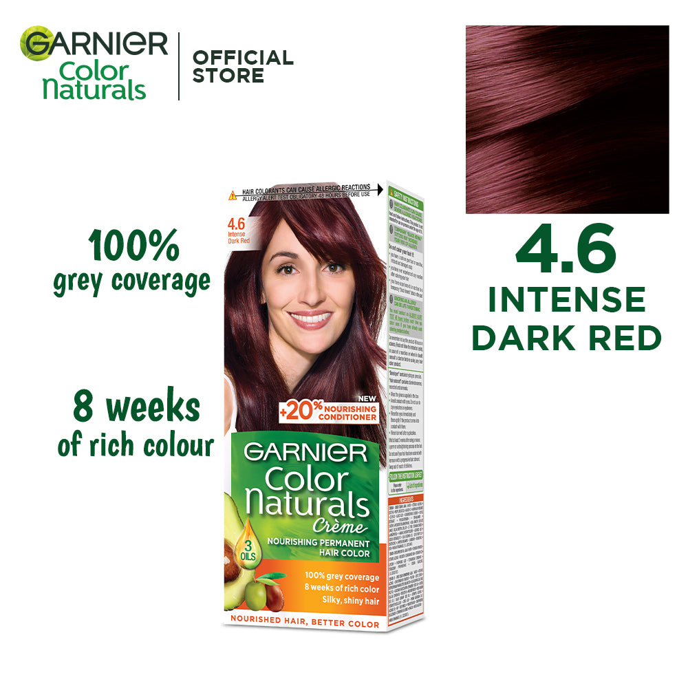 Garnier color naturals 4.6 burgundy hair color (Copy)