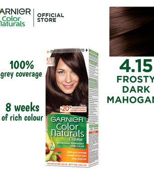 Garnier color naturals - 4.15 frosty dark mahogany hair color