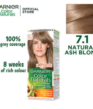 Garnier color naturals - 7.1 ash blonde hair color