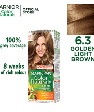 Garnier color naturals - 6.3 golden light brown hair color