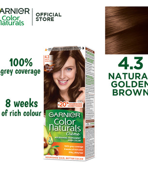 Garnier color naturals - 4.3 golden brown hair color
