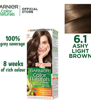 Garnier color naturals - 6.1 ashy light brown hair color