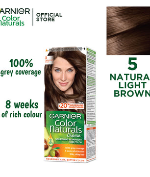 Garnier color naturals 5 light brown hair color