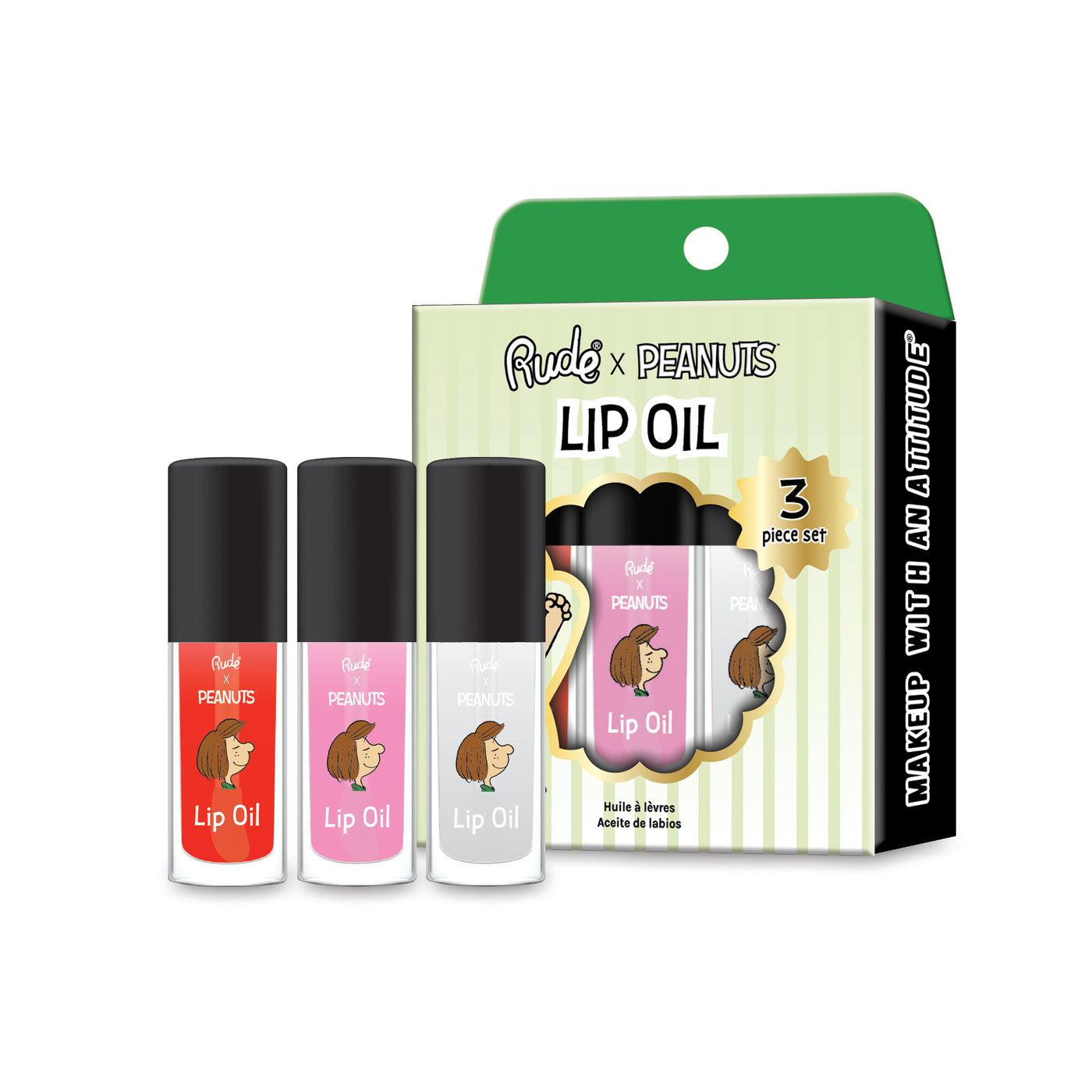 Peanuts Lip Oil 3 Piece Set