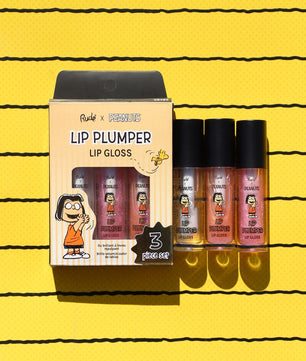 Peanuts Lip Plumper Gloss 3 Piece Set
