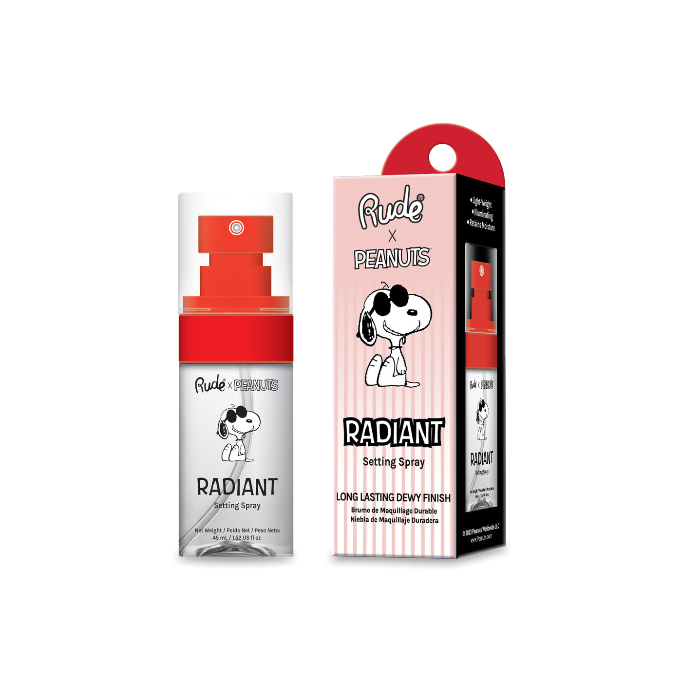 Peanuts Radiant Setting Spray