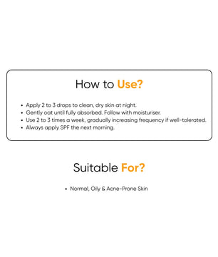 Peel Perfect AHA 15% + BHA 2%, Turmeric Extract - 30ml