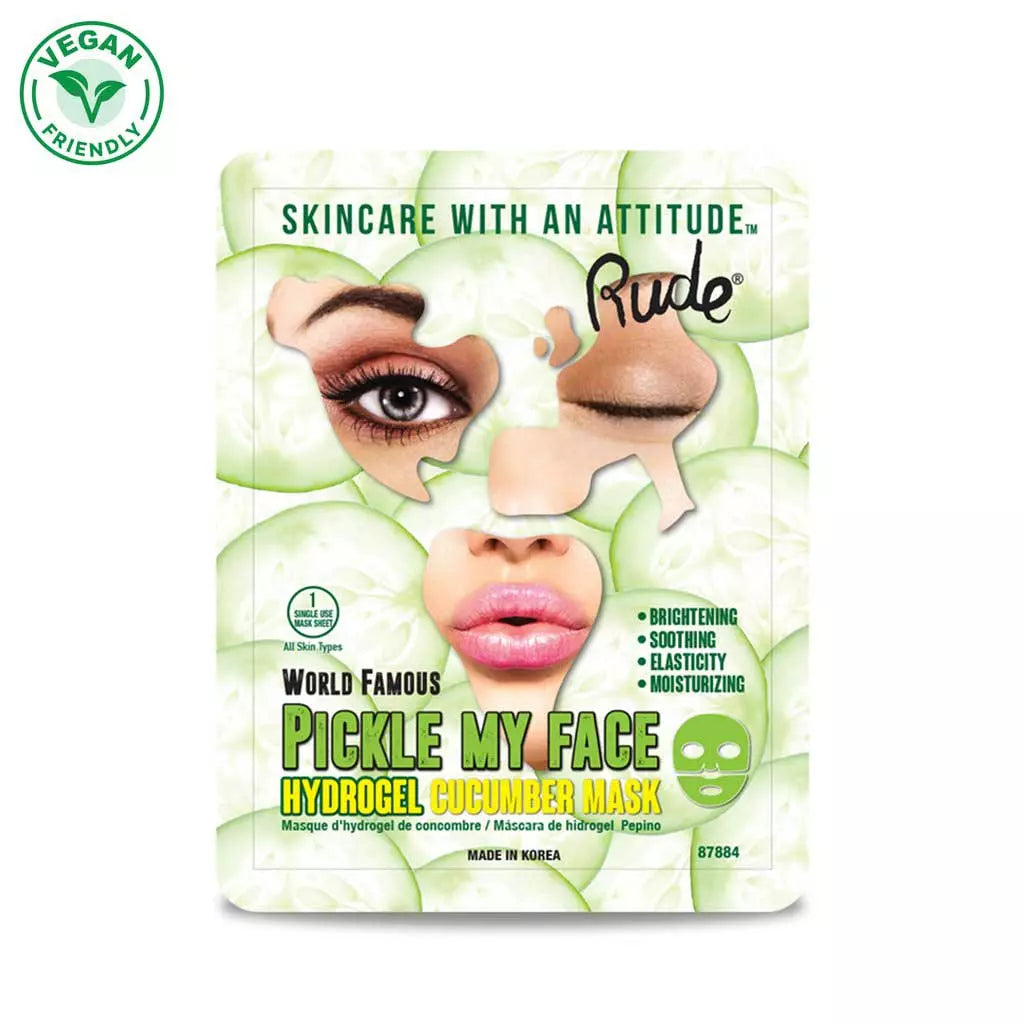 Pickle My Face Hydrogel Cucumber Single Mask