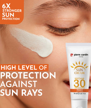 Sun Cream 30 SPF High Protection 75ml - Pierre Cardin Pakistan 