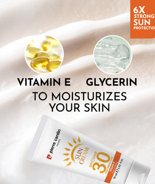 Sun Cream 30 SPF High Protection 75ml - Pierre Cardin Pakistan 