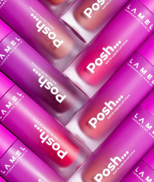 LAMEL Posh Matte Liquid Lip Stain 406 Ruby Red 4gm