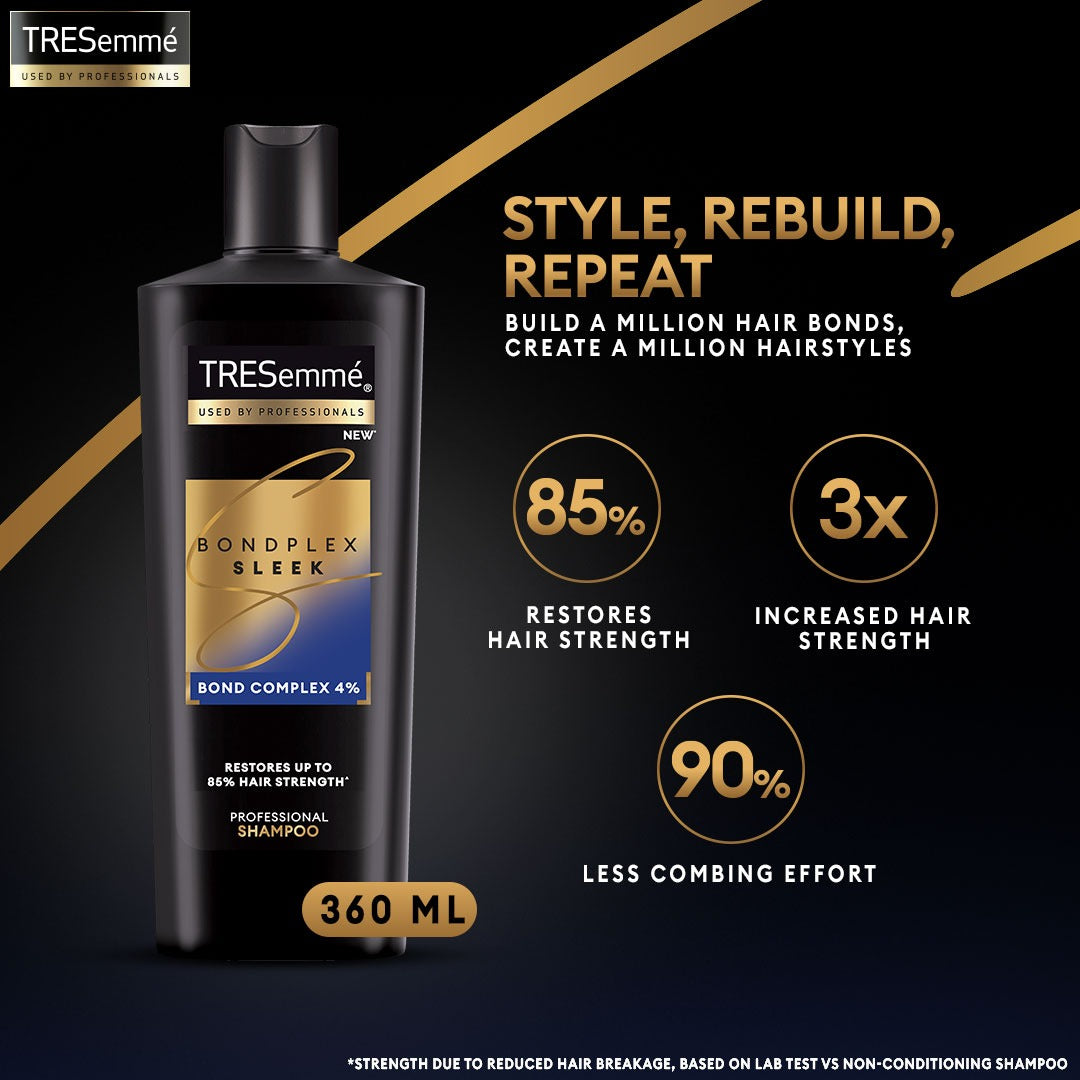 Tresemme Bond Plex Sleek Shampoo - 360 ML