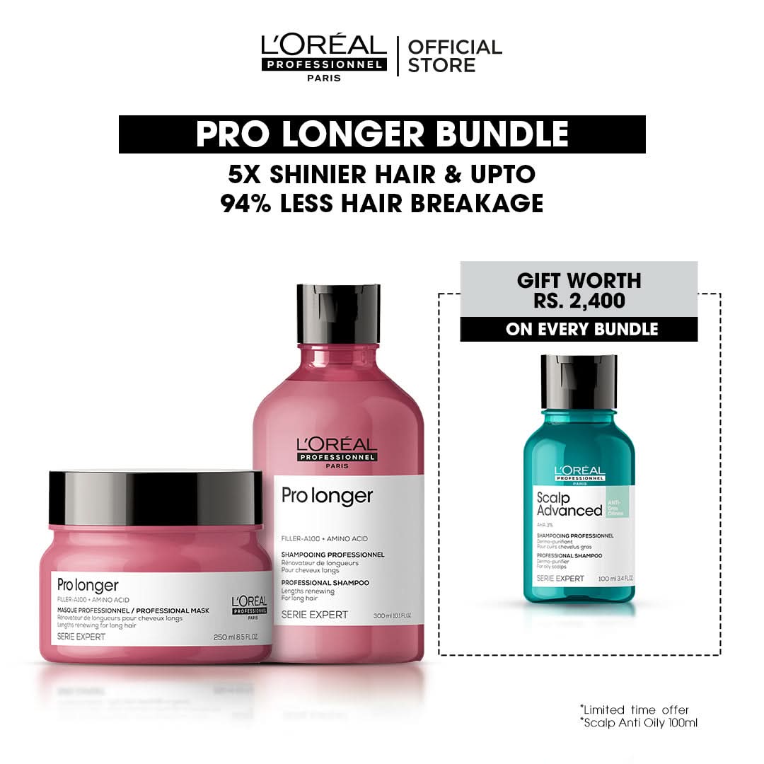 Buy Pro Longer Bundle & Get FREE Scalp Advance Anti Oily Shampoo 100ml