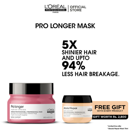 Buy Pro longer Mask & Get Free Absolute Repair Mask 75 ml