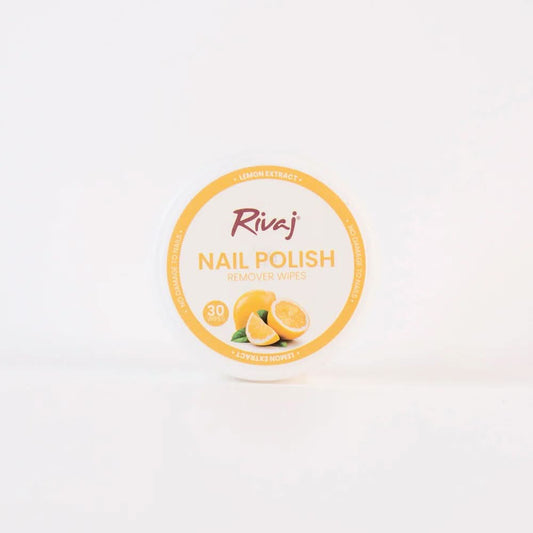 Rivaj Nail Polish Remover Wipes LEMON