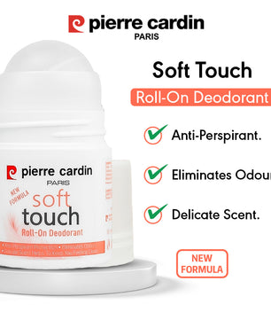 Soft Touch Roll-On 50ml - Pierre Cardin Pakistan 