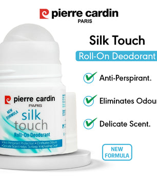 Silky Touch Roll-On Deodorant 50ml - Pierre Cardin Pakistan 