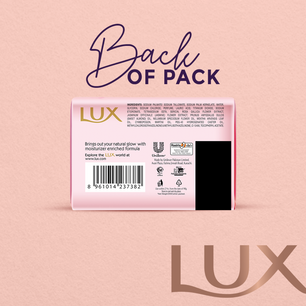 Lux Sc Bar Pink Rose Glow & Vitamin E 100G