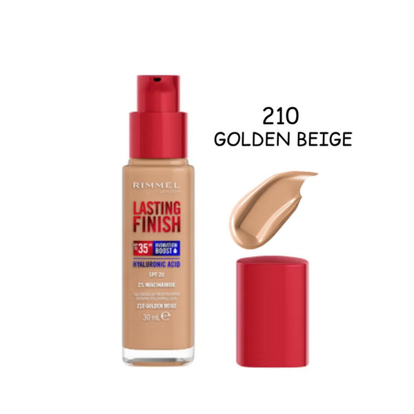 Rimmel London - Lasting Finish Hyaluronic Acid long-lasting 210 Golden Beige