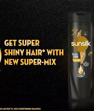 Sunsilk Stunning Black Shine Shampoo 360ml REFIL PACK
