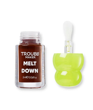 Trouble Maker Melt Down Lip Oil Snapper Brown 2ml