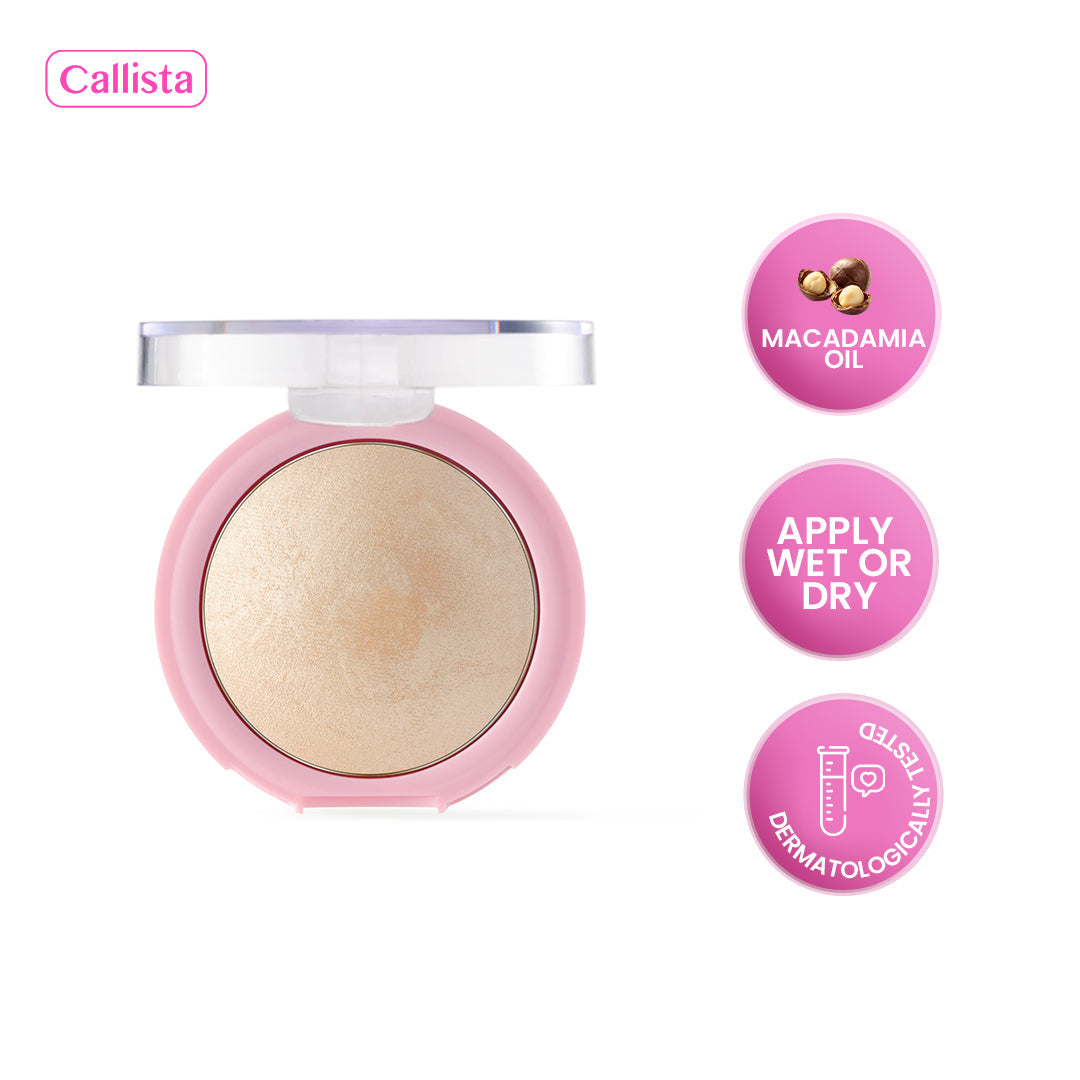 So Bright Baked Highlighter - 01 Snowy Glowy Light