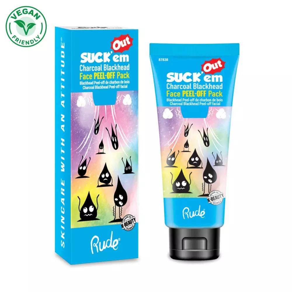 Suck'em Out Charcoal Face Peel Off Pack